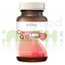 VISTRA Coenzyme Q10 30mg. วิสตร้า โคเอ็นไซม์ คิวเท็น 30มิลลิกรัม บรรจุ45เม็ด